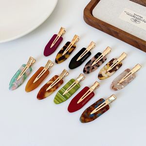 QianJin Haarspange mit individuellem Logo aus Acetat, knitterfrei, französischer Stil, Metall-Entenschnabel-Clip, Großhandel Haaraccessoires - Product Image 1