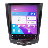 Lecteur d'autoradio à écran Carplay 10.5 "avec navigation GPS Auto Radio Vidéo Stéréo pour Cadillac Escalade ATS CTS SRX 2013-2019
