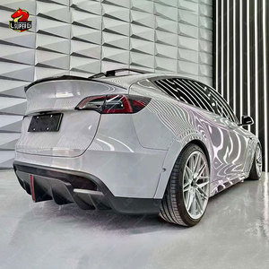 Nouveau Design pour <span class=keywords><strong>Tesla</strong></span> modèle <span class=keywords><strong>Y</strong></span> mise à niveau vers le Kit de carrosserie de becquet de Style D matériau en Fiber de carbone 2019 2020 2021 2022 <span class=keywords><strong>2023</strong></span> - Product Image 3