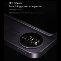 Batería Externa Magnética Inalámbrica de 10000mAh Ultra Delgada y Portátil con Carga Rápida, Compatible con iPhone 16 15 14 13