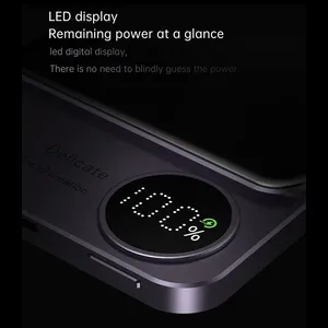 <span class=keywords><strong>Batterie</strong></span> <span class=keywords><strong>externe</strong></span> magnétique sans fil 10000mAh ultra-mince portable à charge rapide compatible avec <span class=keywords><strong>iPhone</strong></span> 16 15 14 <span class=keywords><strong>13</strong></span> - Product Image 3