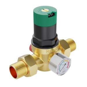 Válvulas Reductoras de Presión Ajustables de Latón Exclusivas para Comercio Transfronterizo, Válvulas de Prefiltro de Agua del Grifo a Prueba de Fugas - Product Image 2