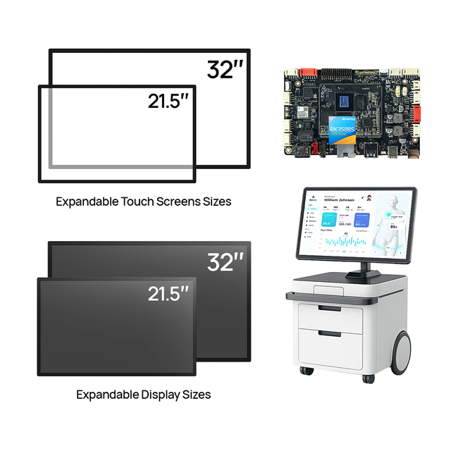 Rockchip RK3588 Embedded Solution 21inch ODM Android Tablet Display Screen Dual LVDS AX WiFi BT5.4 Touch Panel