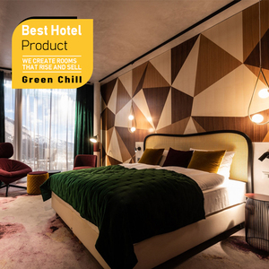 Modern Commercial Hotel Bedroom Furniture Full Customization Solid Wood <b>Bed</b> <b>Frame</b> Suite For Boutique Hospitality Project - Product Image 1