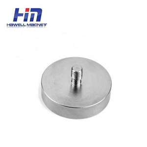 forma colgante herramientas imán de tierras raras de neodimio Material gancho magnético <span class=keywords><strong>Base</strong></span> <span class=keywords><strong>con</strong></span> roscas internas - Product Image 2