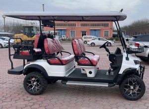 2026 CE Certified Factory Sightseeing 6-Seater Electric Golf Cart <strong>Black</strong> Model with 48v Battery Steel Material New Model <strong>Buggy</strong> - Product Image 5