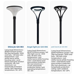 Lampes LED d'éclairage extérieur pour projets d'énergie, lampadaires étanches en aluminium moulé sous pression IP65, garantie <span class=keywords><strong>5</strong></span> ans, 220V, large spectre - Product Image 2