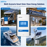 Contrôleur solaire MPPT EPEVER XTRA-N G3 Series 10A 20A 30A 40A 12V 24V 48V Auto 150V PV BLE Bluetooth LiFePO4 à faible consommation d'énergie avec écran LCD pour camping-car