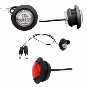 <span class=keywords><strong>Feu</strong></span> de position latéral rond à LED ERA IP67 SAE DOT 3/4 pouce avec câble pour camion, <span class=keywords><strong>remorque</strong></span>, camping-car et bateau - Product Image 3