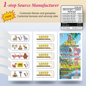 Livraison rapide : Tickets de bingo à languette personnalisés et tickets de jeu à ouverture aléatoire avec impression anti-contrefaçon - Product Image 4