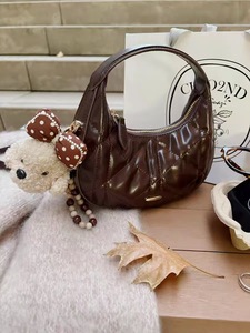 2026 New Embroider Underarm <b>Bag</b> Pu Leather Crossbody <b>Bag</b> Custom Fashion Vintage Lady Portable Shoulder <b>Bag</b> with Flowers - Product Image 5