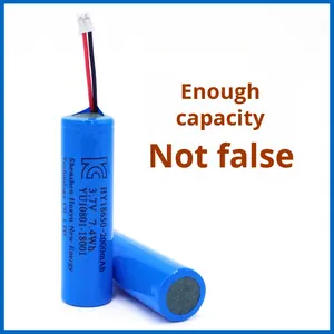 18650 נטענת 3.7v <span class=keywords><strong>1200mah</strong></span> ~ 3000 לוח הגנה סוללת ליתיום גלילית מלאה סוללת ליתיום גלילית - Product Image 2