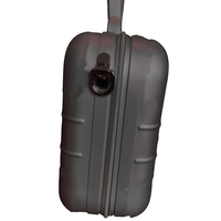 Sac bandoulière rigide en aluminium de style SS, design allemand de luxe, sac mini-coffre rigide rainuré, directement de l'usine