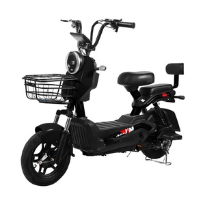 Factory Direct 14 Inch 350W Two-Seater Electric <b>Bicycle</b> Cheap Adult 3-Speed Smart Digital Electric Scooter - Product Image 1