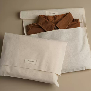 Pochette à cordon en lin et polyester biodégradable, emballage cadeau, logo personnalisé, couleur personnalisée, plusieurs tailles, pour les soins de la peau - Product Image 3
