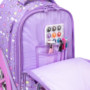 Prezzo competitivo <span class=keywords><strong>borsa</strong></span> da scuola popolare <span class=keywords><strong>unicorno</strong></span> impermeabile per bambini <span class=keywords><strong>borsa</strong></span> grande ruote Trolley borse da scuola per ragazze - Product Image 6