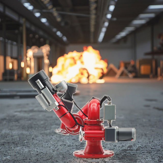 Supplier Fire Fighting Equipment 2.5 Inch Inlet Large Flow Mobile Jet Fire Water Cannon
