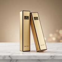 Boîte d'emballage personnalisée pour cosmétiques, parfums et soins de la peau, en carton argenté, avec bande de déchirement facile, plateau pliant, gaufrage et conception à double insert