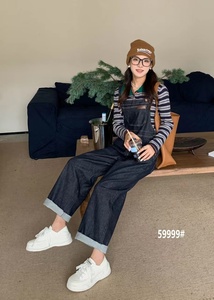 กางเกงยีนส์ผ้าเดนิมสำหรับผู้หญิงกางเกงยีนส์ลำลองขากระดิ่งสำหรับผู้หญิงกางเกงยีนส์แฟชั่นใหม่สำหรับผู้หญิงเสื้อผ้าแนวสตรีทแฟชั่นแบบกำหนดเองได้ - Product Image 4