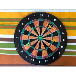 Magnetic Dartboard Set Plastic Round Target With Magnetic <b>Darts</b> For Indoor Outdoor Play Ages 6 And Up - Product Image 1