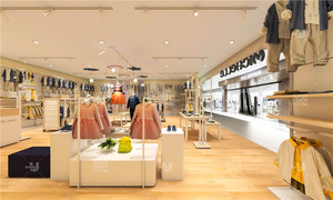 Présentoir de vêtements pour enfants personnalisé à la mode magasin de vêtements pour enfants meubles en bois magasin pour bébé Design d'intérieur - Product Image 3