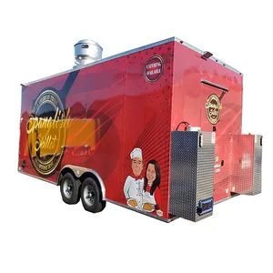 Snack Kar Food Cart Modern Car Catering Food Trailer Fabricantes Suministros Camiones de comida rápida a la venta en Qatar