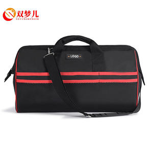 Sac à outils Shuangmenger, sac à bandoulière multifonction avec fermeture à glissière et sangle réglable, pour réparateur, charpentier - Product Image 1