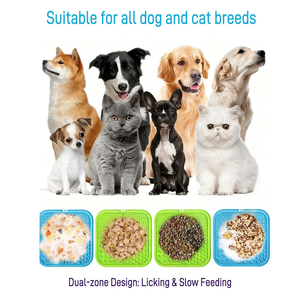 Alfombrilla de Silicona de Grado Alimenticio para Lamer y Alimentar Lentamente a Mascotas, con Succión, en Oferta - Product Image 4