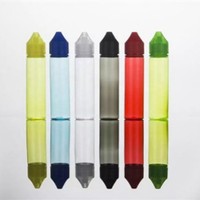 Flacon vide en plastique PET transparent brun de 60 ml avec bouchon sécurité enfant, flacon compte-gouttes personnalisable pour huile florale, MOQ 100 pièces