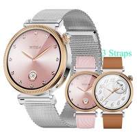 Reloj Inteligente de Moda SK9 Mini con Pantalla AMOLED de 1.19'', Android, Resistente al Agua, Correa de Silicona, Responde Llamadas, Monitor de Ritmo Cardíaco, Seguimiento de Actividad Física, 4 Días de Autonomía