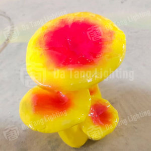 Fiberglass Resin Mushroom Motif <b>Light</b> LED <b>Decorative</b> Sculpture <b>Light</b> for Outdoor Garden Landscape - Product Image 6