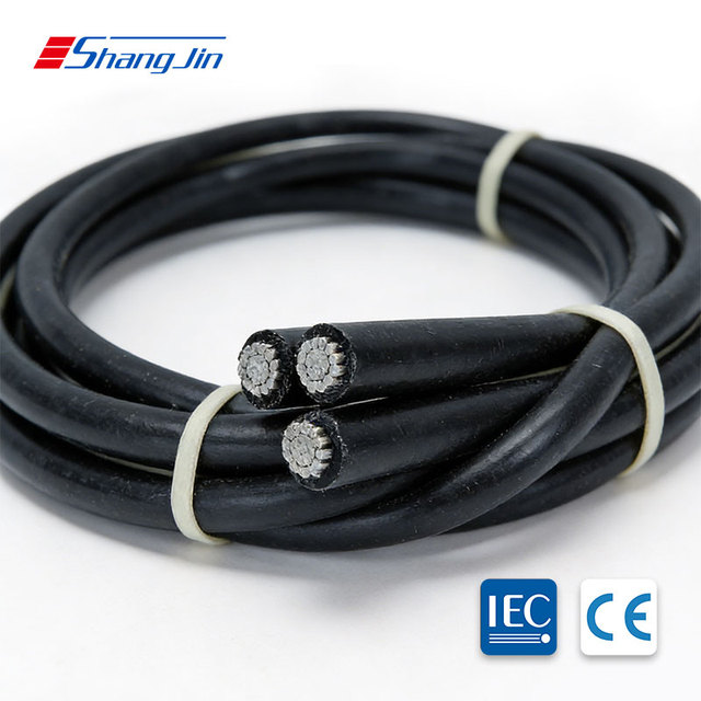 Aerial Bundled Cable ABC Kable XLPE Low Voltage Overhead Power Transmission Cable JKLYJ-0.6/1KV Aluminum Industrial Power