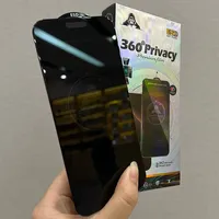 10 pièces 360 °   Film de protection d'écran en verre trempé anti-statique ESD pour iPhone 17 Air 16 Pro Max 16E 15 Plus 14 13 12 11 XS