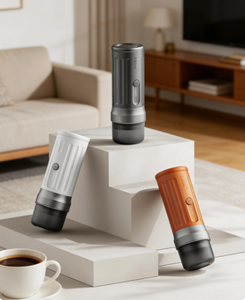 HY <strong>Pocket</strong>-sized Portable Italian <strong>Espresso</strong> 20-bar Extraction Electric <strong>Coffee</strong> Machine Small Outdoor Household - Product Image 2