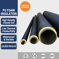 Tuyau pré-isolé en polyéthylène haute densité (HDPE) et mousse de polyuréthane (PUR) API 5L pour installation souterraine, provenant d'un fabricant chinois