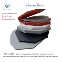 Mousse de silicone à cellules fermées modifiée HT800 résistante à l'huile, personnalisable par Johan, pour joints de machines industrielles, couleur personnalisable