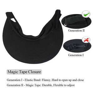 Sun Visor <strong>Hats</strong> <strong>Women</strong> Large Brim <strong>Summer</strong> UV Protection Beach Custom Sun Visor Cap - Product Image 3