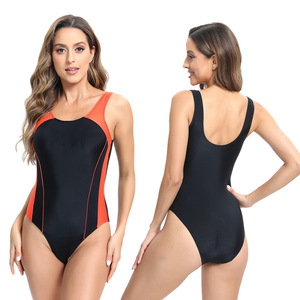 Nuevo Traje de Baño de Una Pieza para Mujer, Monokini con Estampado Floral Negro, Espalda Descubierta, Secado Rápido, Corte Alto, Ropa de Playa - Product Image 2