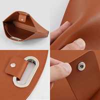 Maletín Portafolio de Cuero PU Personalizado para Mujer, Organizador de Documentos, Carpeta de Archivos, Bolsa de Almacenamiento con Asa, Tamaños A3, A4, A5