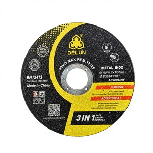 Disque abrasif <span class=keywords><strong>SONGQI</strong></span> 180x6x22.2mm à haute dureté en alumine-zircone, liant résineux, grain 120, efficace pour le débavurage du métal - Product Image 4