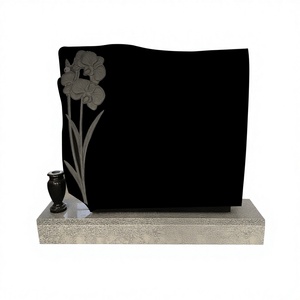 Stèles funéraires floraux personnalisés, artisanaux, traditionnels américains, monuments commémoratifs pour cimetière - Product Image 5