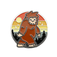Épingles personnalisées de haute qualité avec logo gratuit, motifs animaux mignons, Bigfoot, Sasquatch, épingles en métal émaillé, badges pour casquette, chapeau