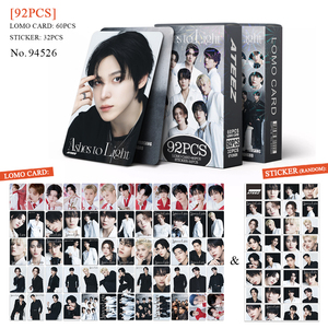 NOUVEAU 92 pièces KPOP Cartes LOMO, Cartes photo et Autocollants, Cadeau pour fans, Loisirs créatifs en papier, Impression numérique, Décoration Guangdong, Collection - Product Image 2