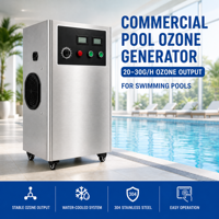 20g 30g Geïntegreerde ozongenerator met ingebouwde luchtpomp voor commerciële watersterilisatie en SUS304 behuizing