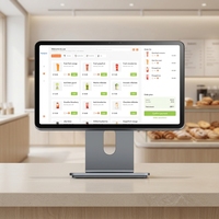Micropos 12 Inch Android Smart Terminal Tablet Android Pos Dengan Layar Sentuh yang Dapat Diputar untuk Penggunaan Bisnis Profesional