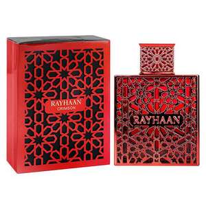 Rayhaan Crimson Eau De Parfum en Spray para Mujer, Aroma Floral, Uso Diario, Estilo Árabe - Product Image 1