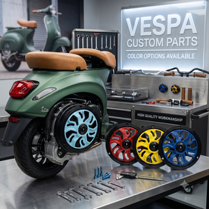 Accessori per Modifiche Moto Disponibili in Diversi Colori, Copertura Ventola in Plastica <span class=keywords><strong>VESPA</strong></span> per Moto di Alta Qualità - Product Image 1