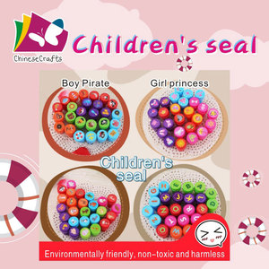 Produttori di Alimentazione Dei <span class=keywords><strong>Bambini</strong></span> Animale Sveglio Del Fumetto Self-ink Rotonda EVA L'insegnamento Timbro Timbro - Product Image 4