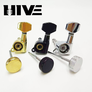 HIVE 3R3L 平盖式全封闭自锁金属弦吉他调音栓，适用于电吉他和原声吉他 - Product Image 5