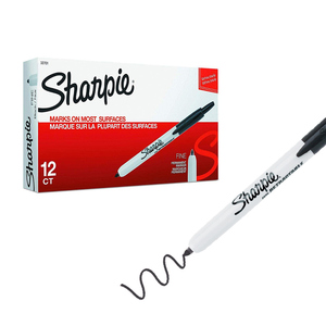 Stylo marqueur Permanent à pointe Fine, avec rétractable, 12 pièces/ensemble, vente <span class=keywords><strong>en</strong></span> <span class=keywords><strong>gros</strong></span>, - Product Image 6